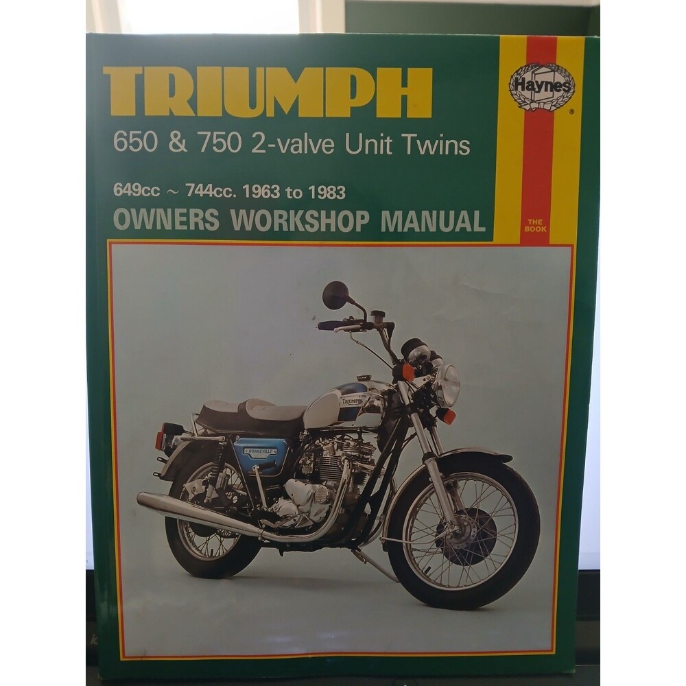 Triumph Bonneville 650 750 1963-1983 Motor-Cycle Shop Service Repair Manual DIY